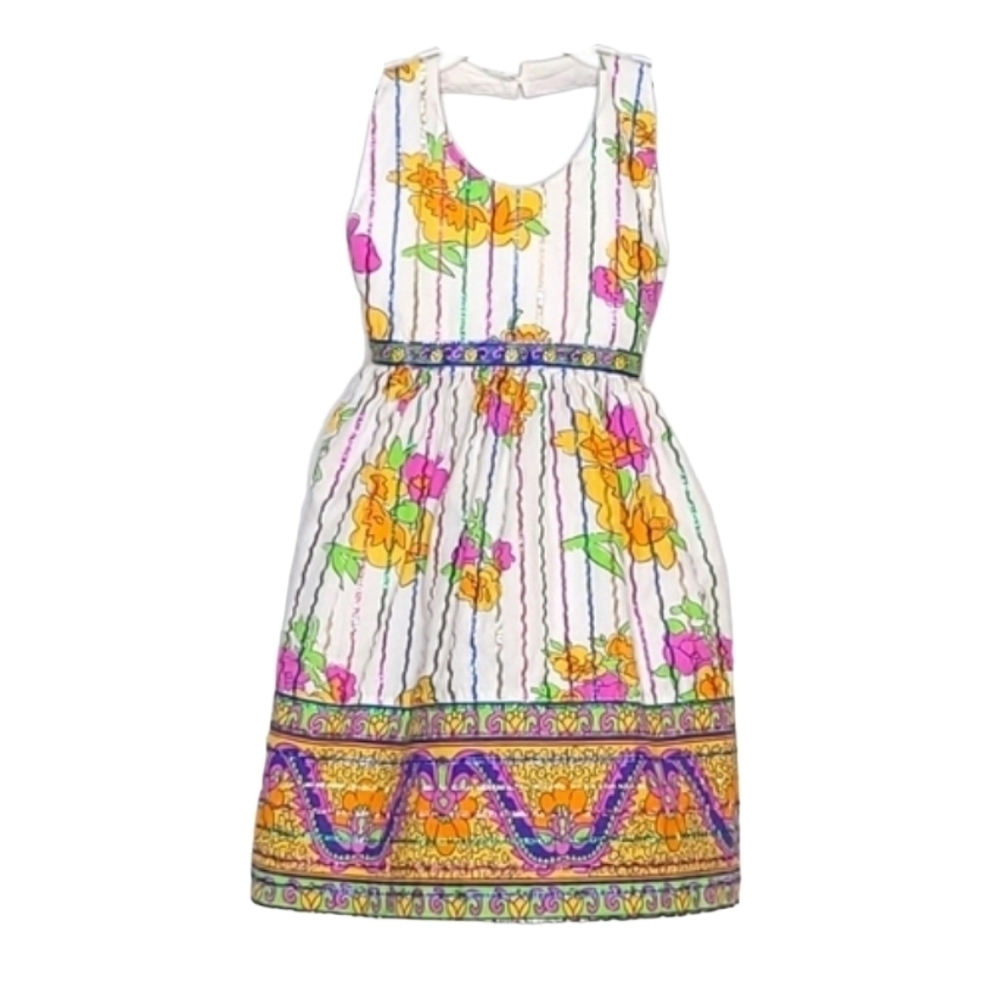 BLUEBERI Easter Spring or Summer Halter Dress w Ribbon Detailing  girls 4T